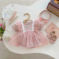 Lace Ruffle Floral Dress