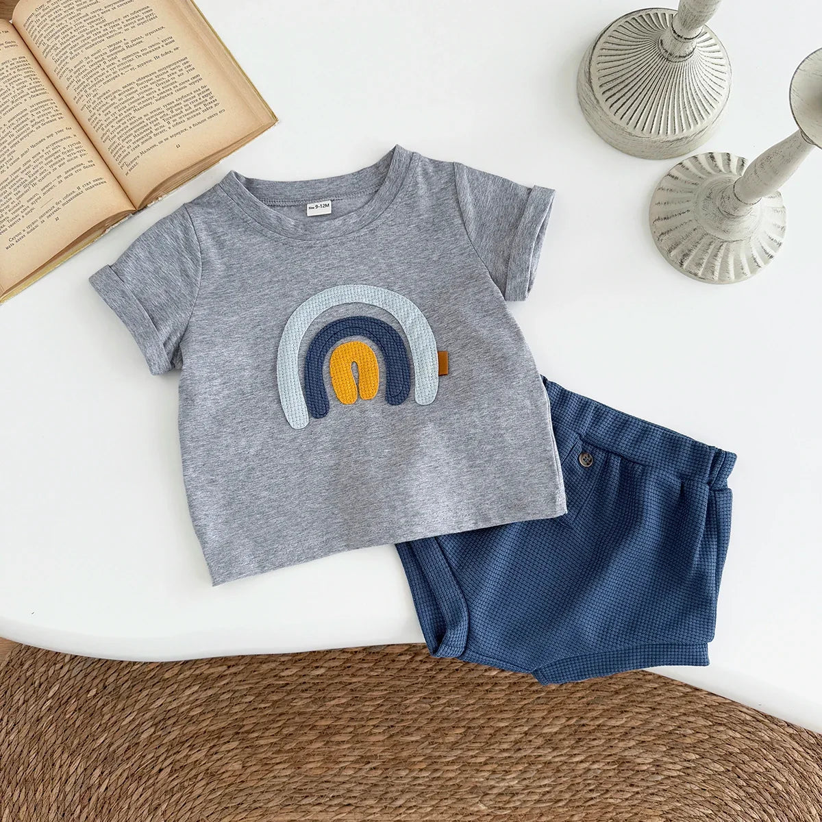 Rainbow T-shirt Short Set
