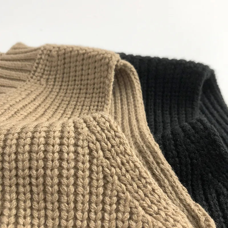 Solid Knitted Sweater Vest