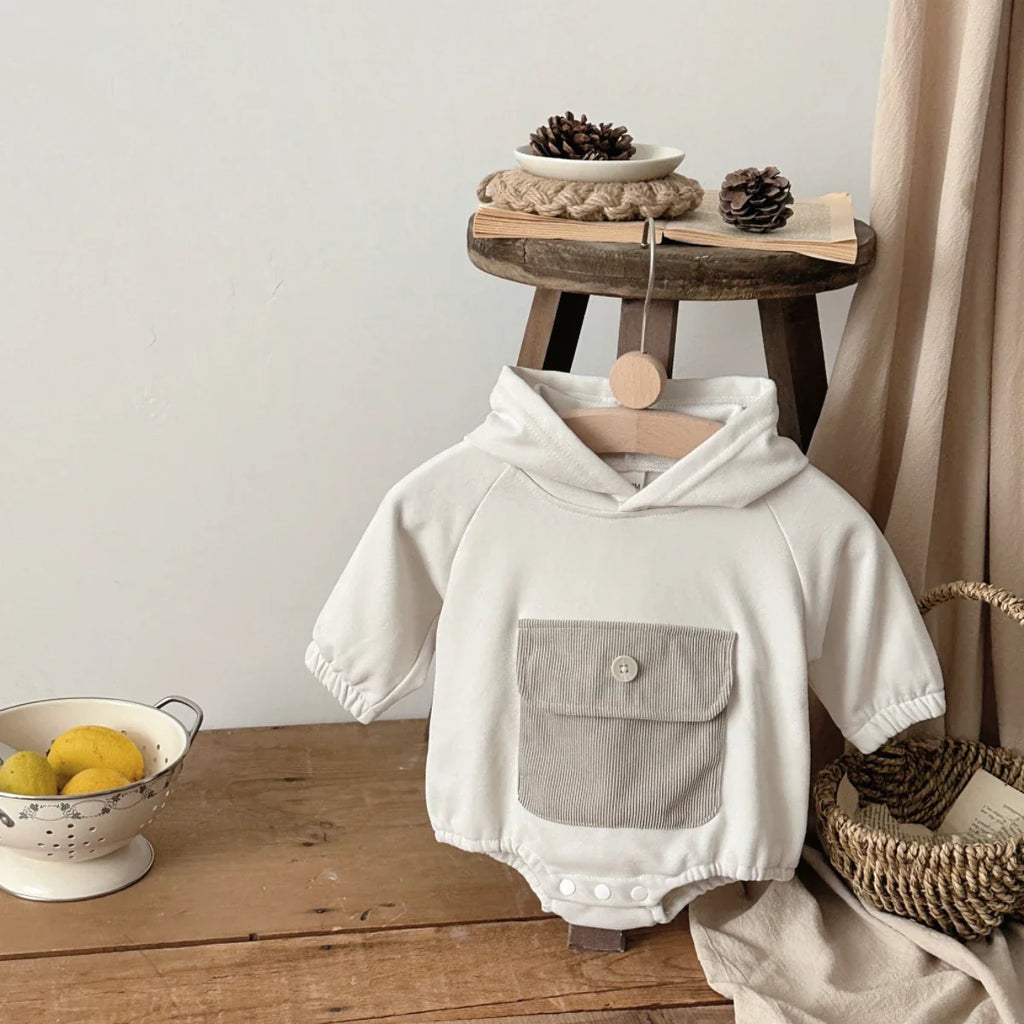Solo Pocket Hooded Bodysuit