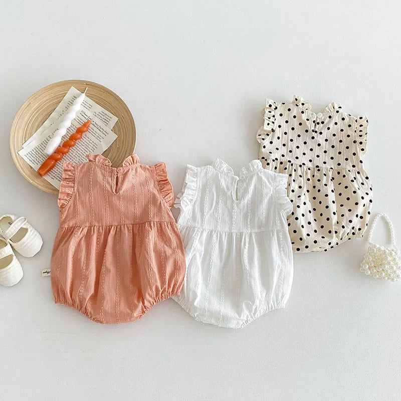 Ruffle Detail Princess Romper