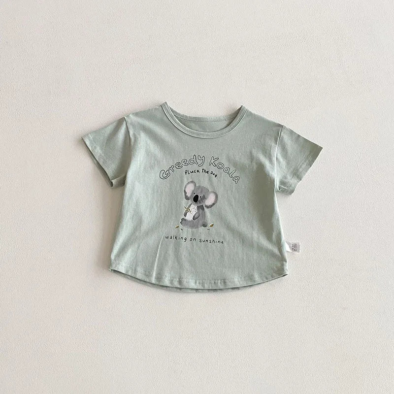 Cartoon Animal Boys T-Shirt