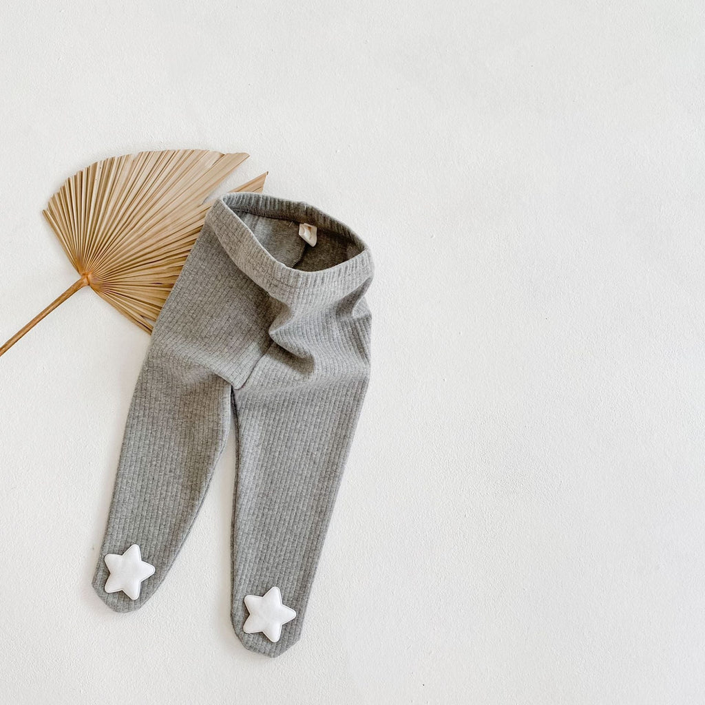 Cute 3D Star Footed Leggings