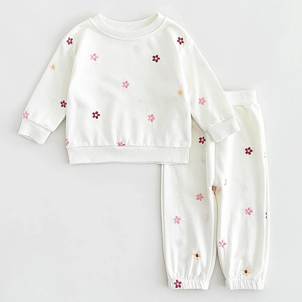 Flower Print Lounge Set