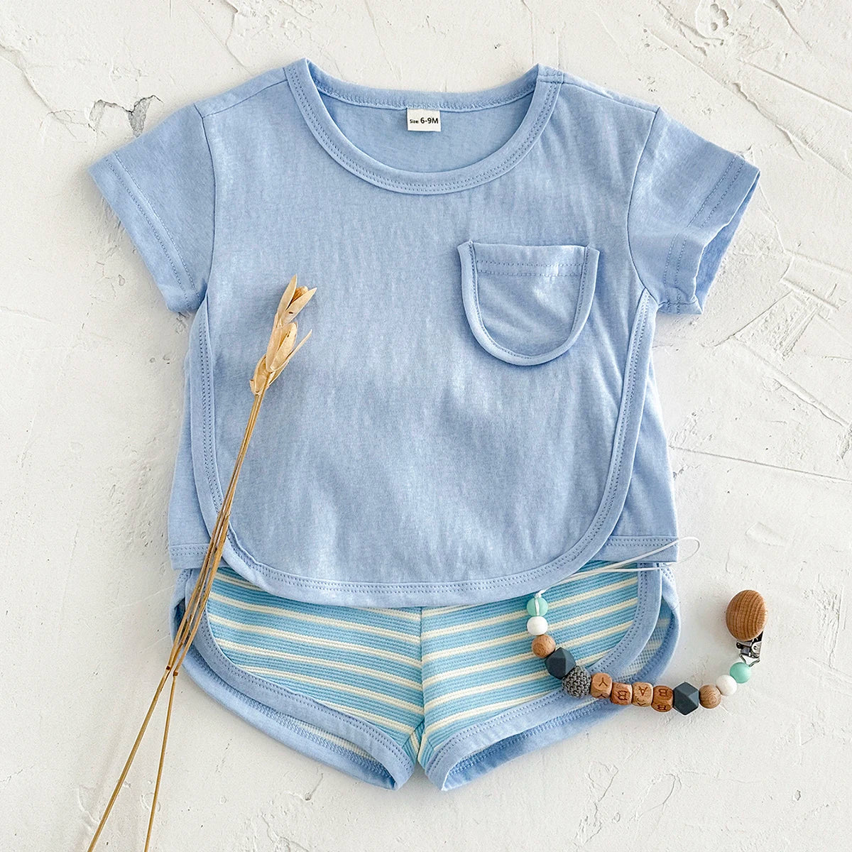 Casual Stripe Shorts Play Set