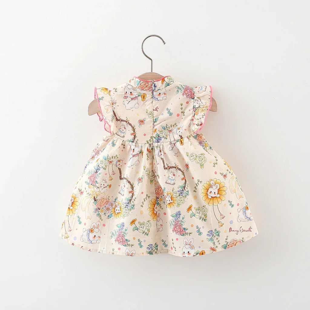 Mandarin Floral Dress