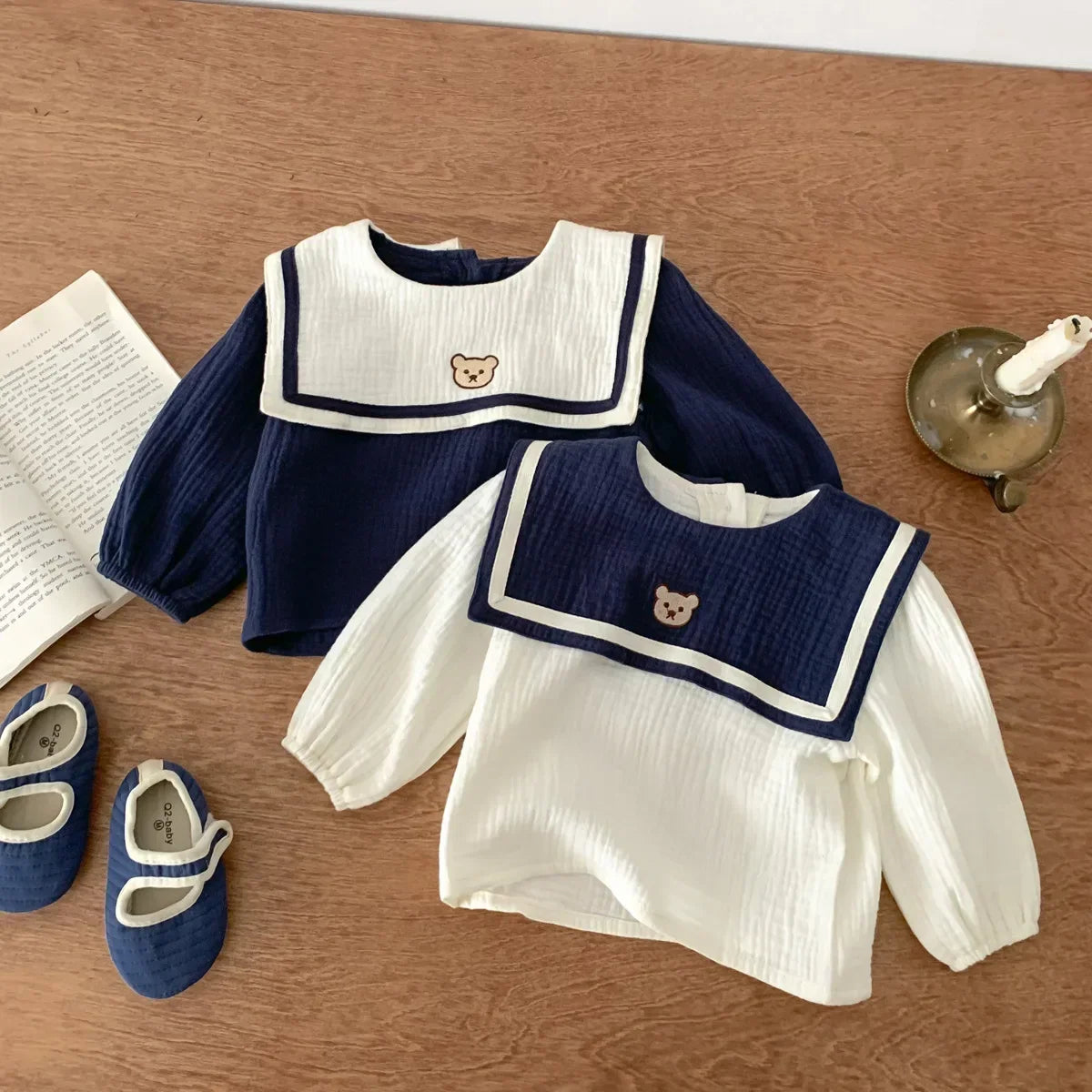 Nautical Bear Top Shorts Set