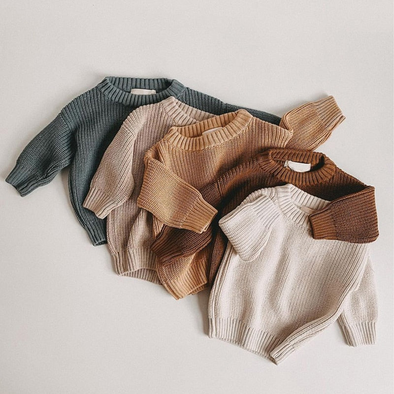 Knitted Round Neck Sweater