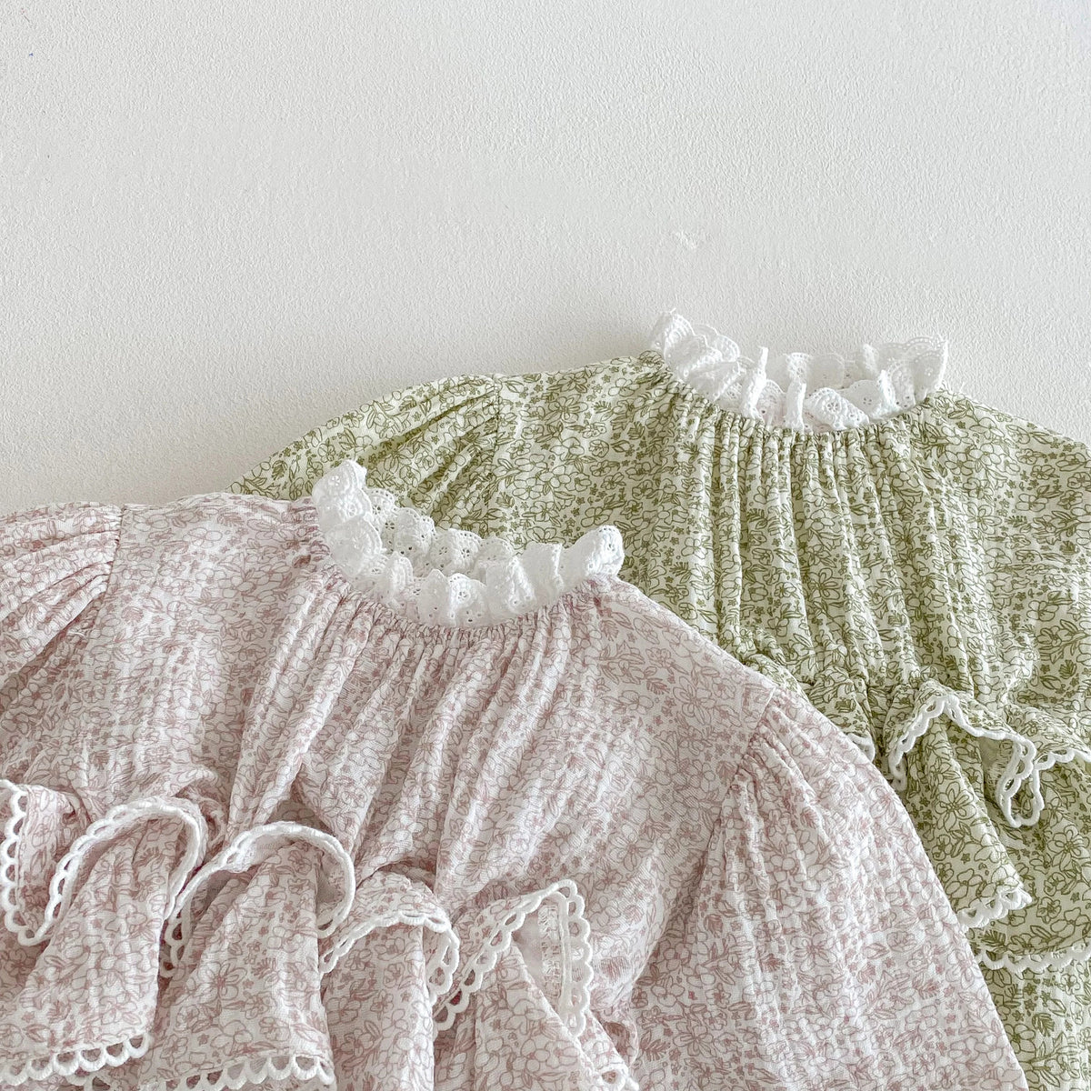 Double Layers Lace Romper