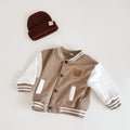 Bear Patch Varsity Jacket