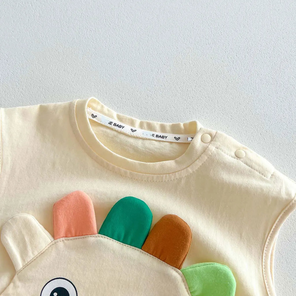 3D Animal Cartoon Romper