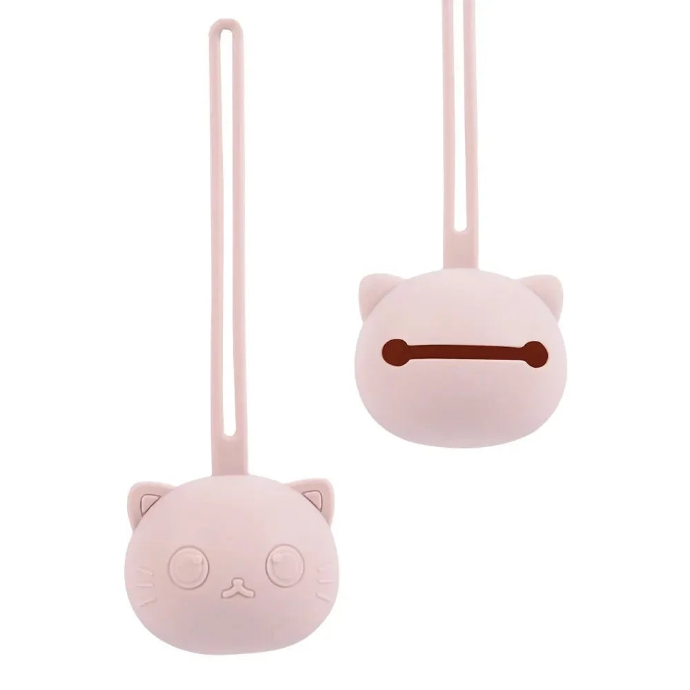 Silicone Cute Cat Shape Pacifier Holder