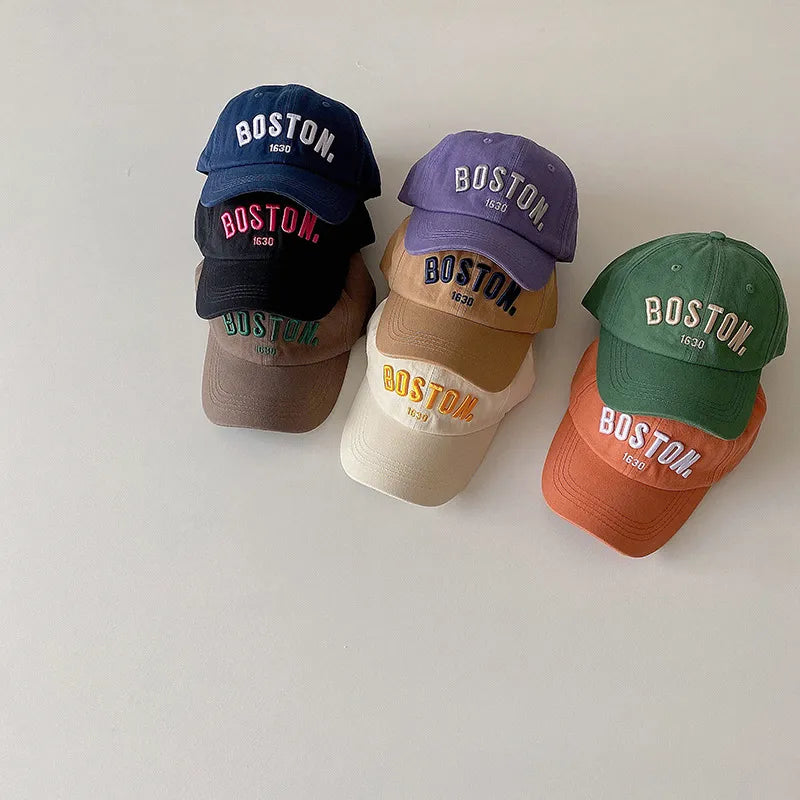 Boston Embroidered Baseball Cap
