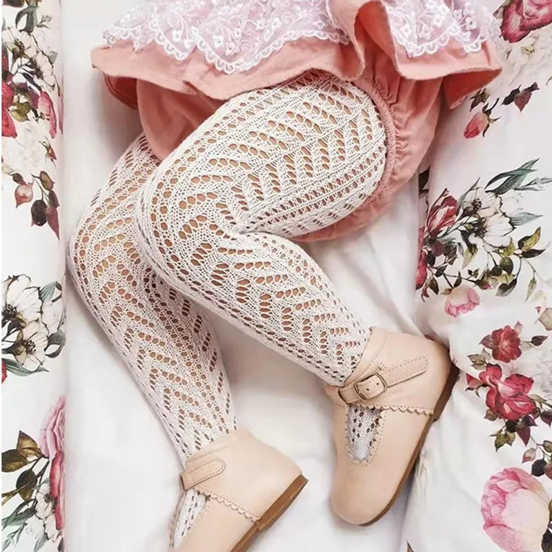Baby Girl  Hollow Mesh  Stockings