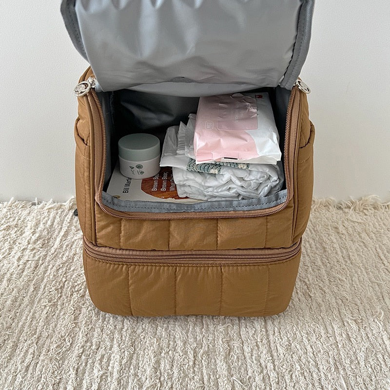 Insulated Double Level Cooler Lunch Bag