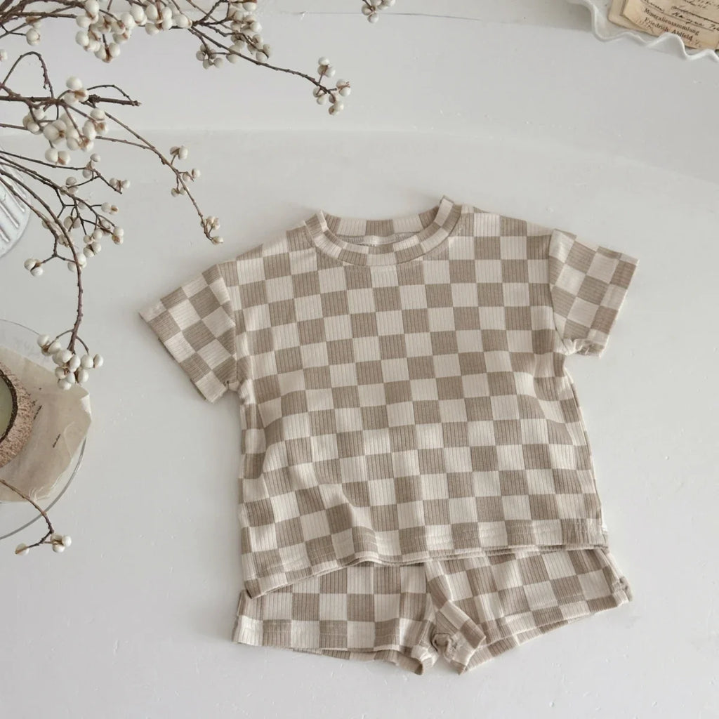 Checkered Shorts Play Set
