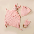 Muslin Wooden Ring Teething Set