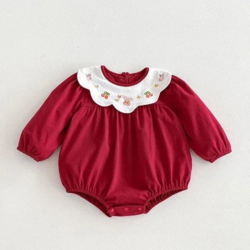 Newborn Christmas Fashion Rompers