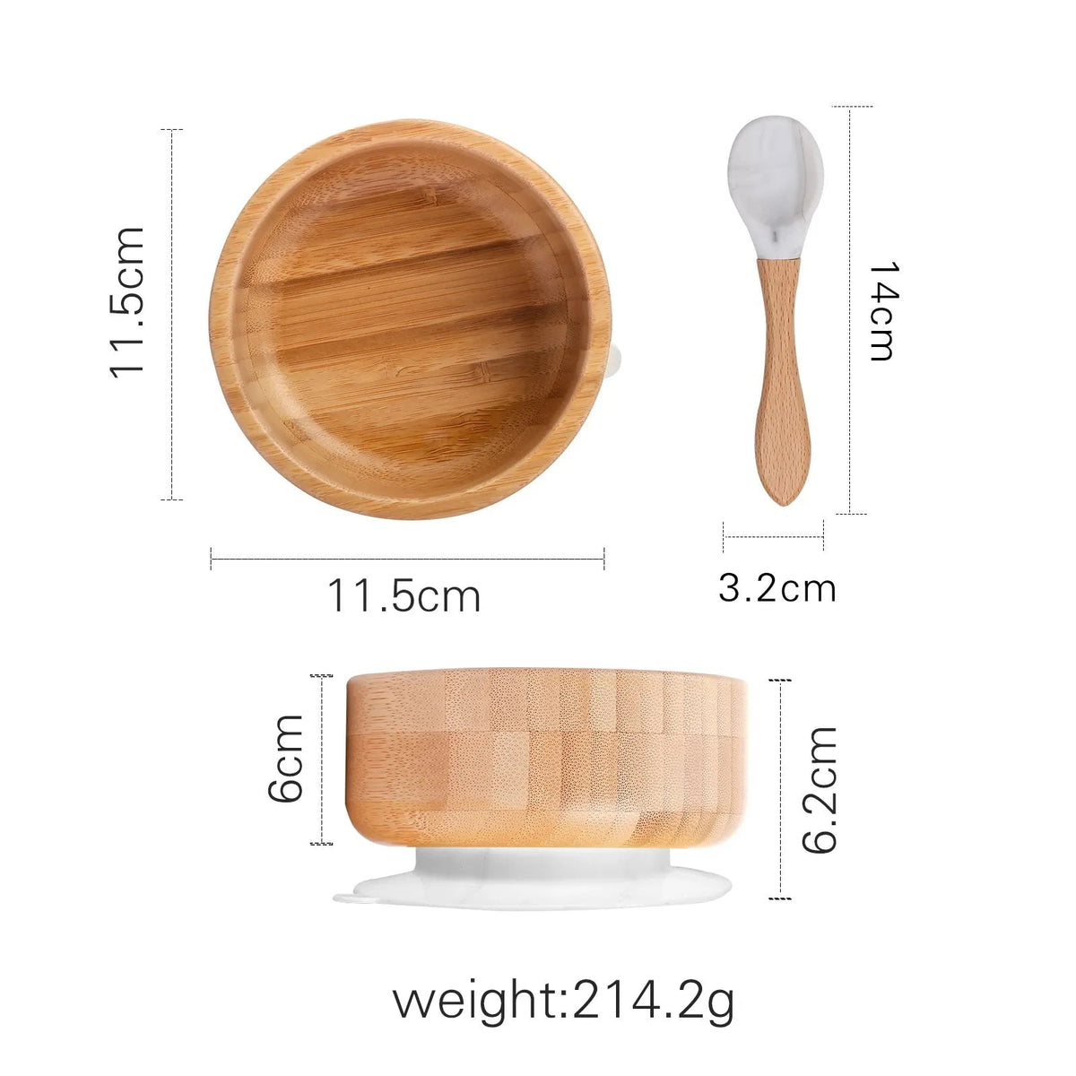 Bebe Bamboo Plate Set