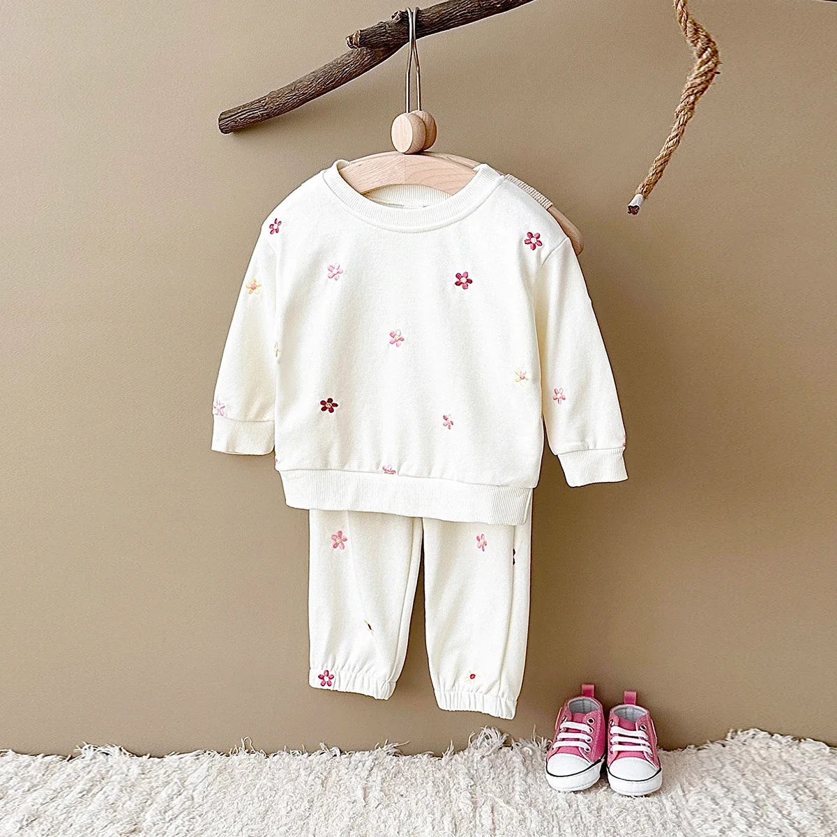 Flower Print Lounge Set