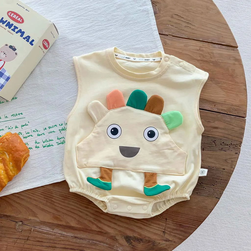 3D Animal Cartoon Romper