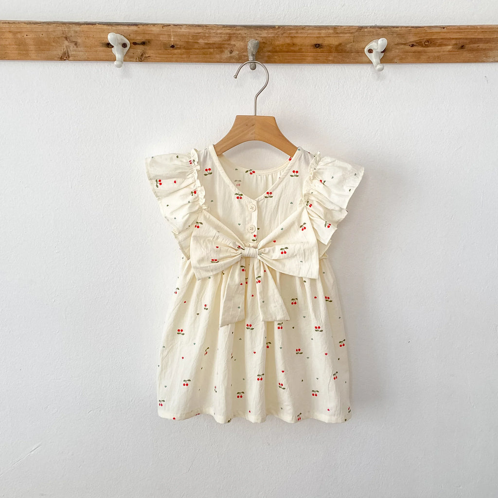 Sister Cherry Print Outfit
