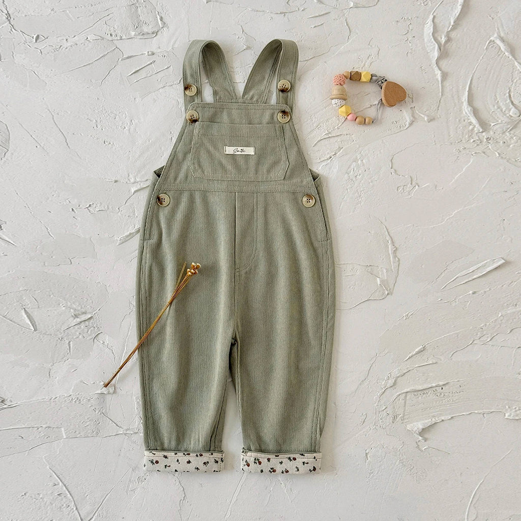 Flower Leg Overalls Jumpsuit