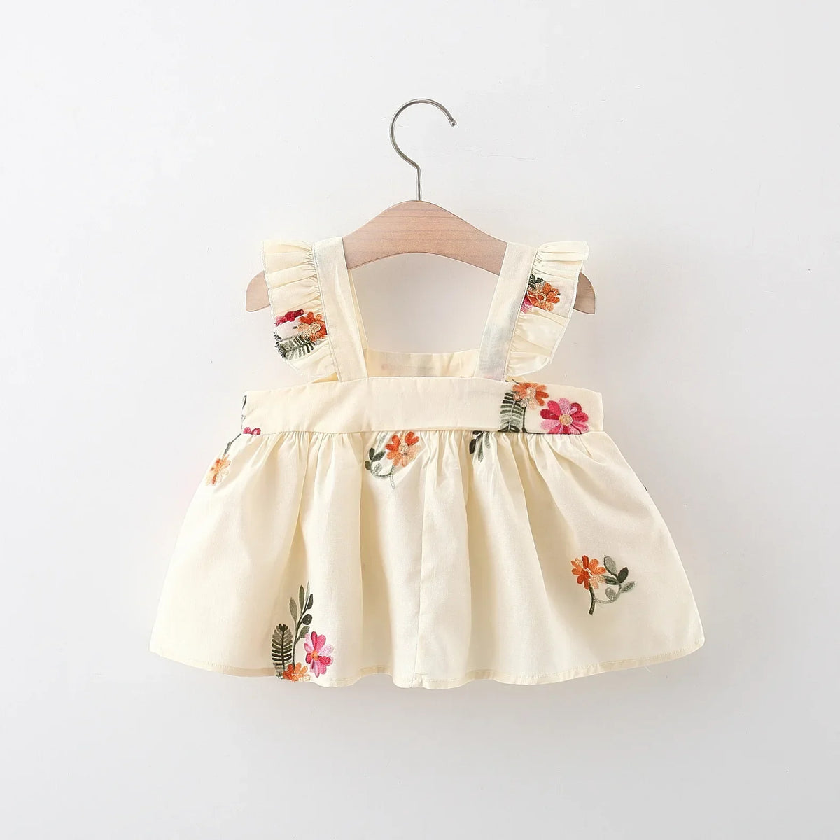 Floral Embroidered Sun Dress