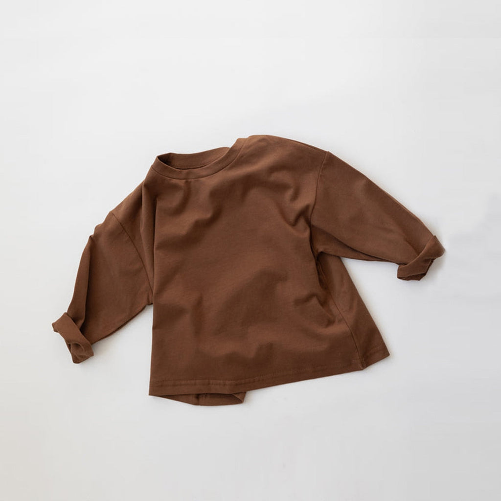 Long Sleeve Solid Cotton T-shirts