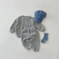 Solid Color Tracksuit Set