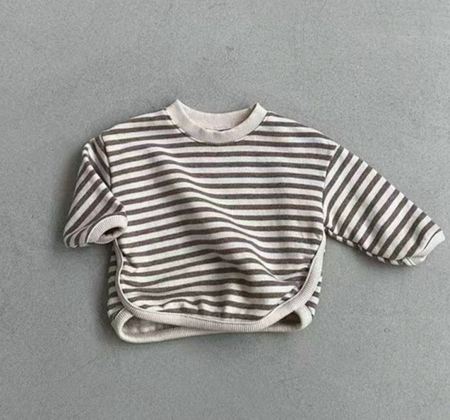 Fall Long Sleeve Striped Shirt