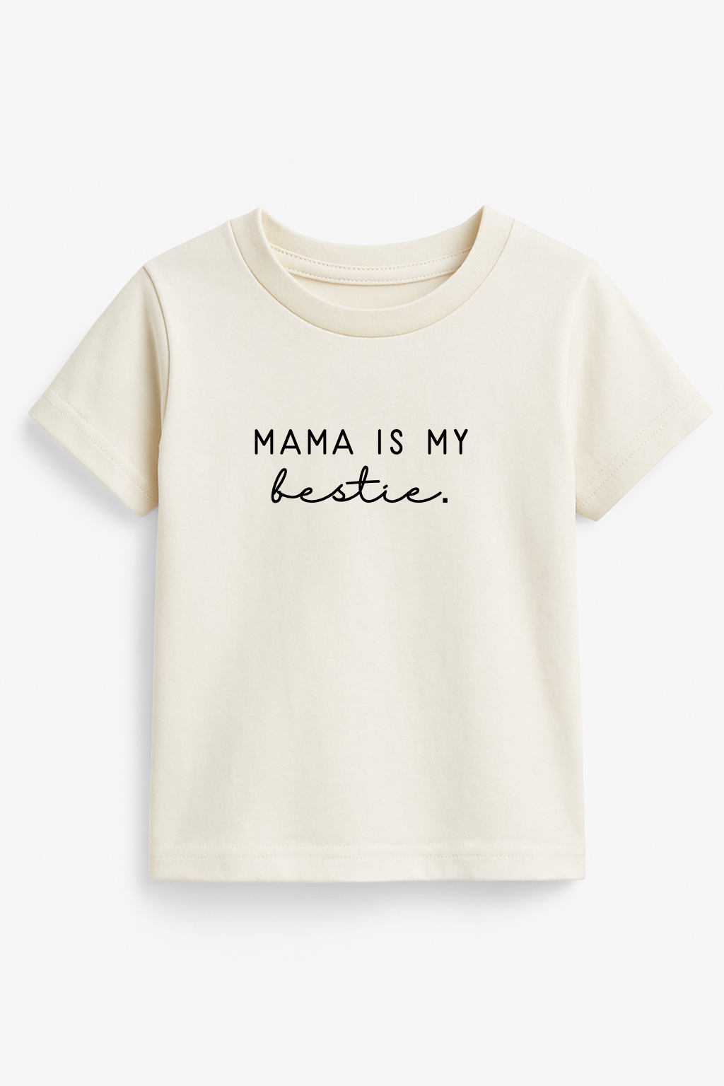 Mama Is My Bestie Organic Kids T-shirt
