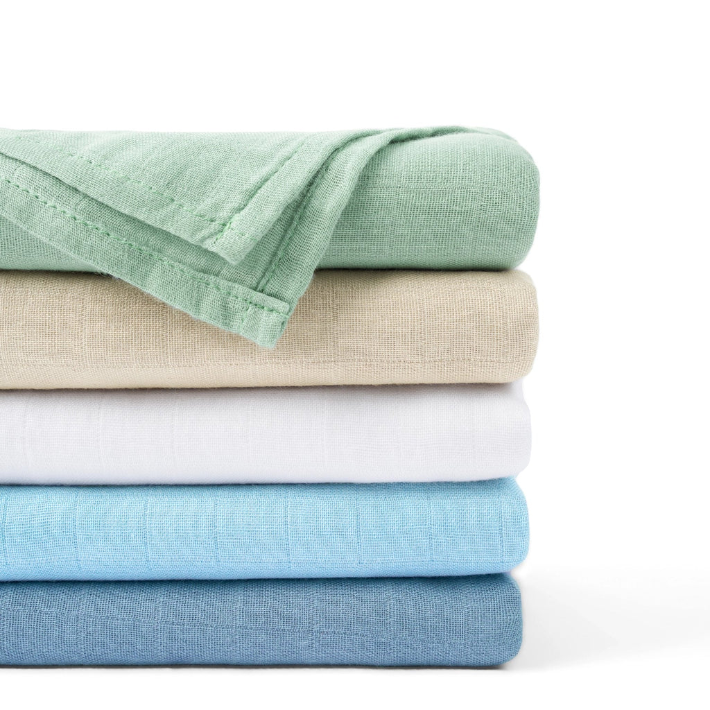 Baby Muslin Swaddle Blanket in Oatmeal