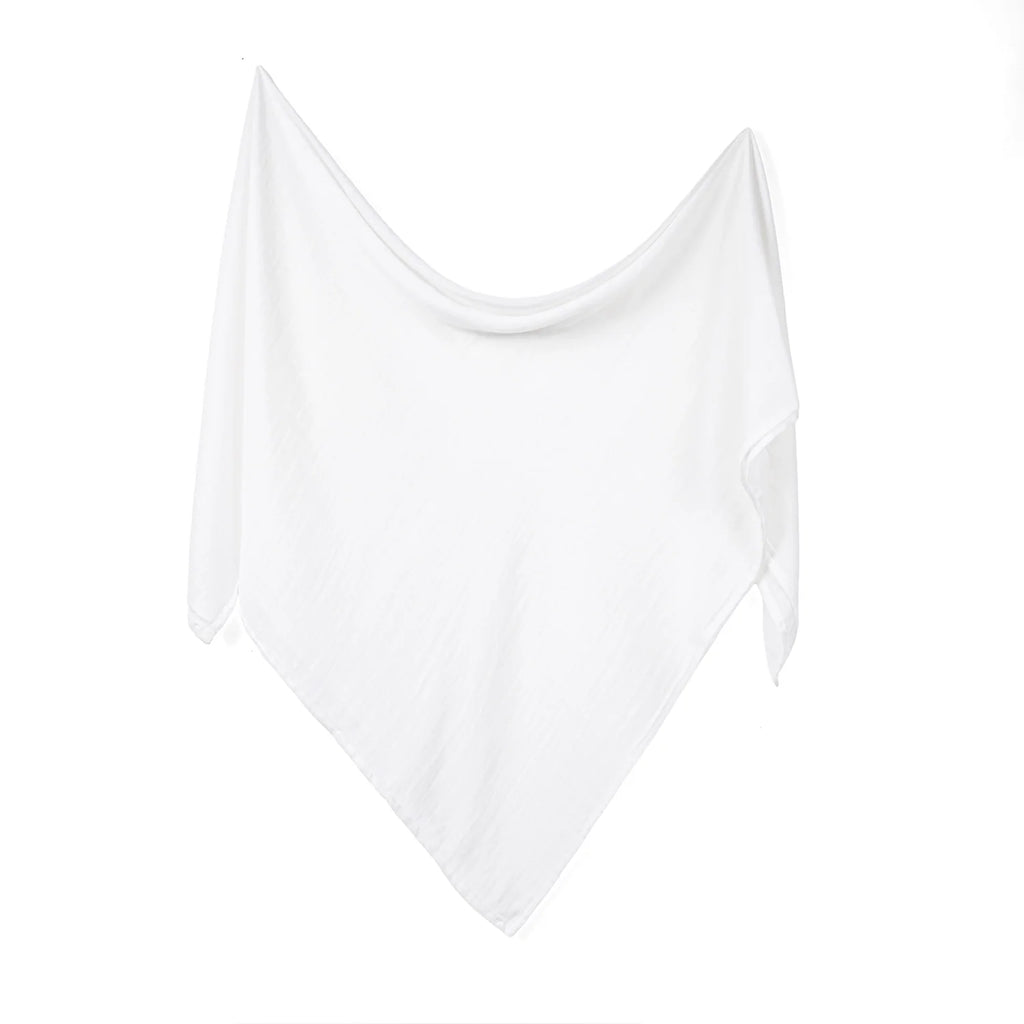 Baby Muslin Swaddle Blanket in White