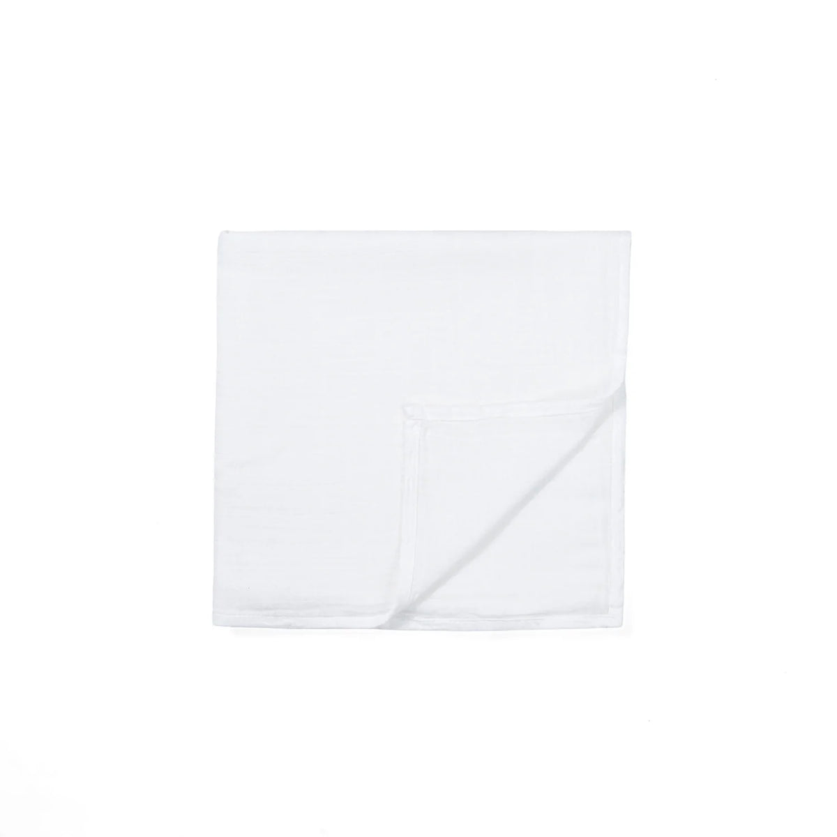 Baby Muslin Swaddle Blanket in White