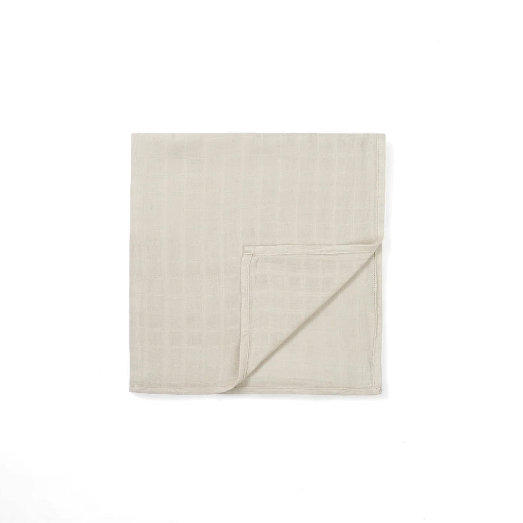 Baby Muslin Swaddle Blanket in Cream