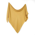 Baby Muslin Swaddle Blanket in Mustard