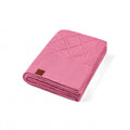 Diamond Stitch Baby Knit Blanket in Rose Pink