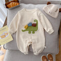 3D Dinosaur Long Sleeved Jumpsuit