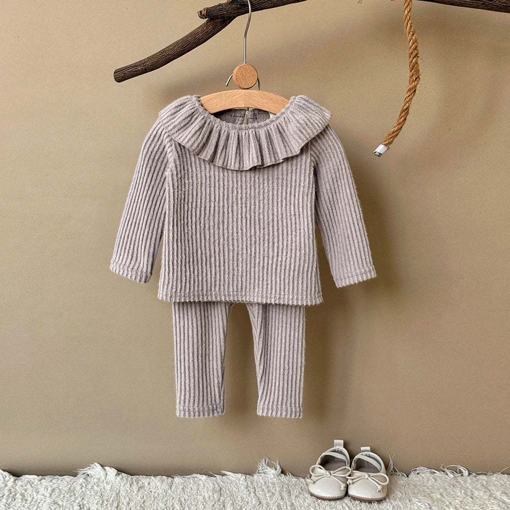 Jester Collar Solid Lounge Set