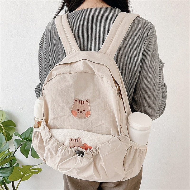 Cartoon Bear Travel Shoulder Backpack