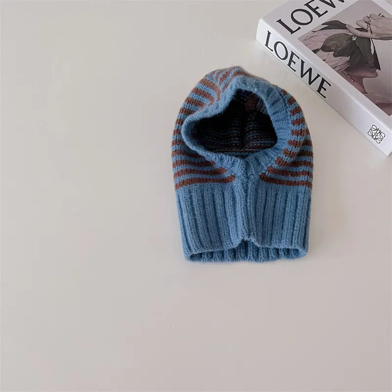 Striped Knit Ski Hat