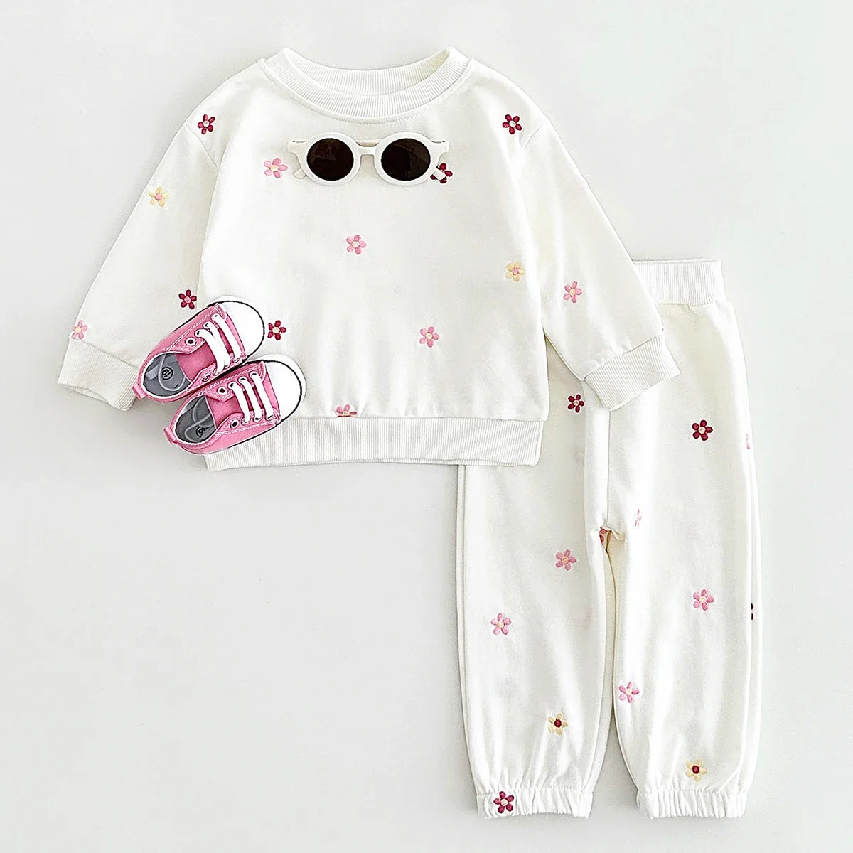 Flower Print Lounge Set