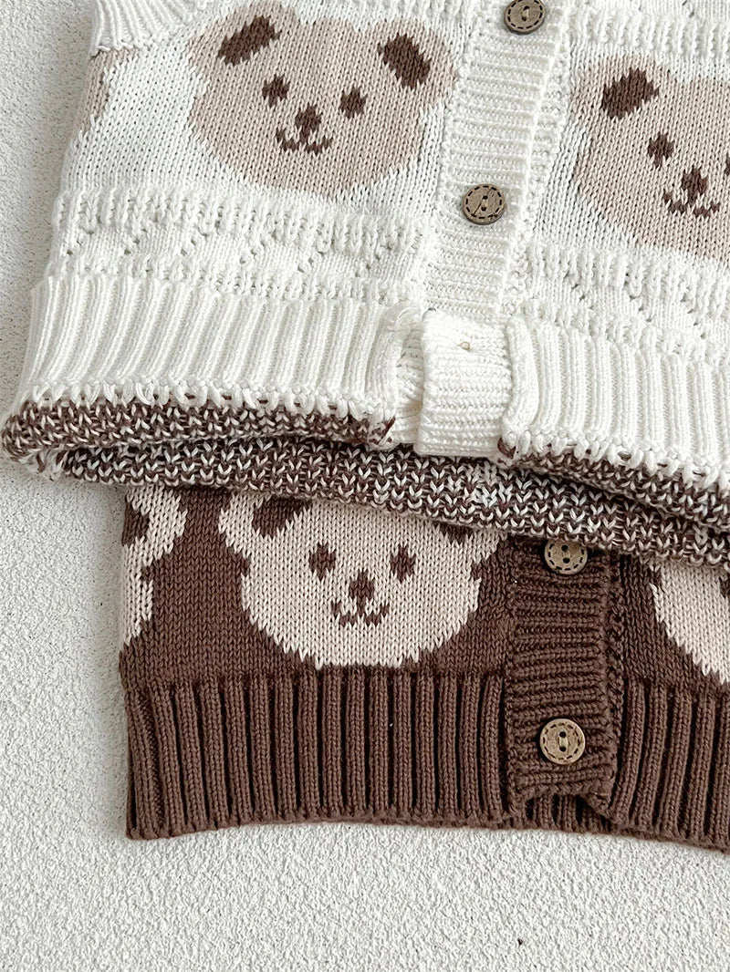 Teddy Bear Knitted Vest