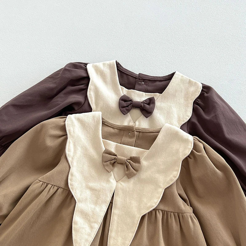 Charlie Collar Bow Tie Dress