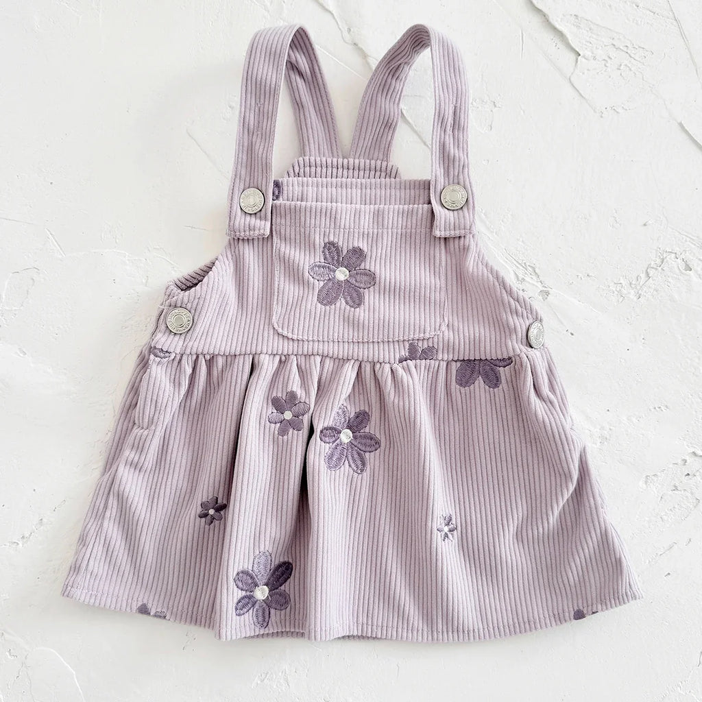 Corduroy Flower Dress