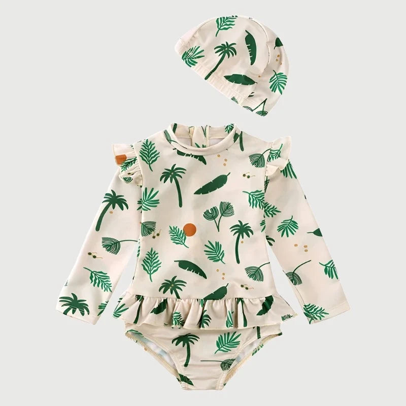 Long Sleeve Rash Guard Swimsuit