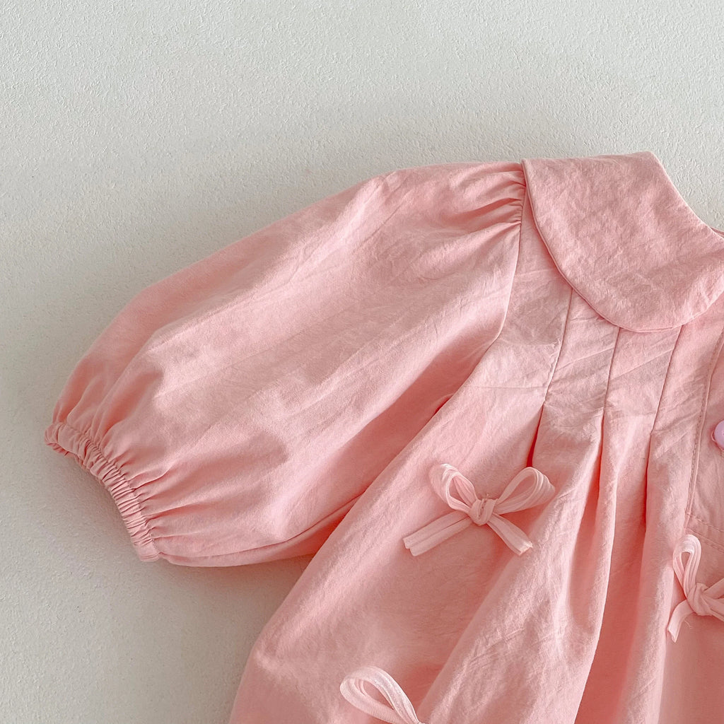 Pink Ribbon Romper