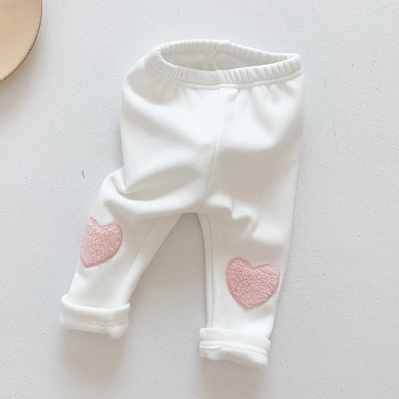 Baby Girl Heart Cotton Pants