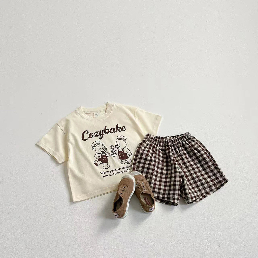Cozybake Plaid Short Set